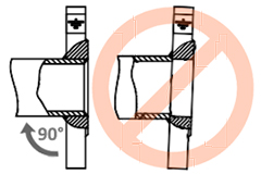 Приварка фланцев под расходомеры